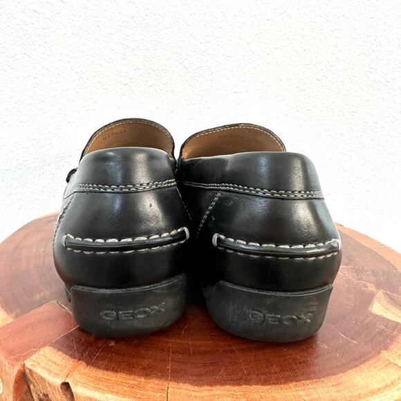 Geox Men’s Leather Loafers Slip-On, Italian Patent, Size 44, Excellent Condition - Picture 5 of 10